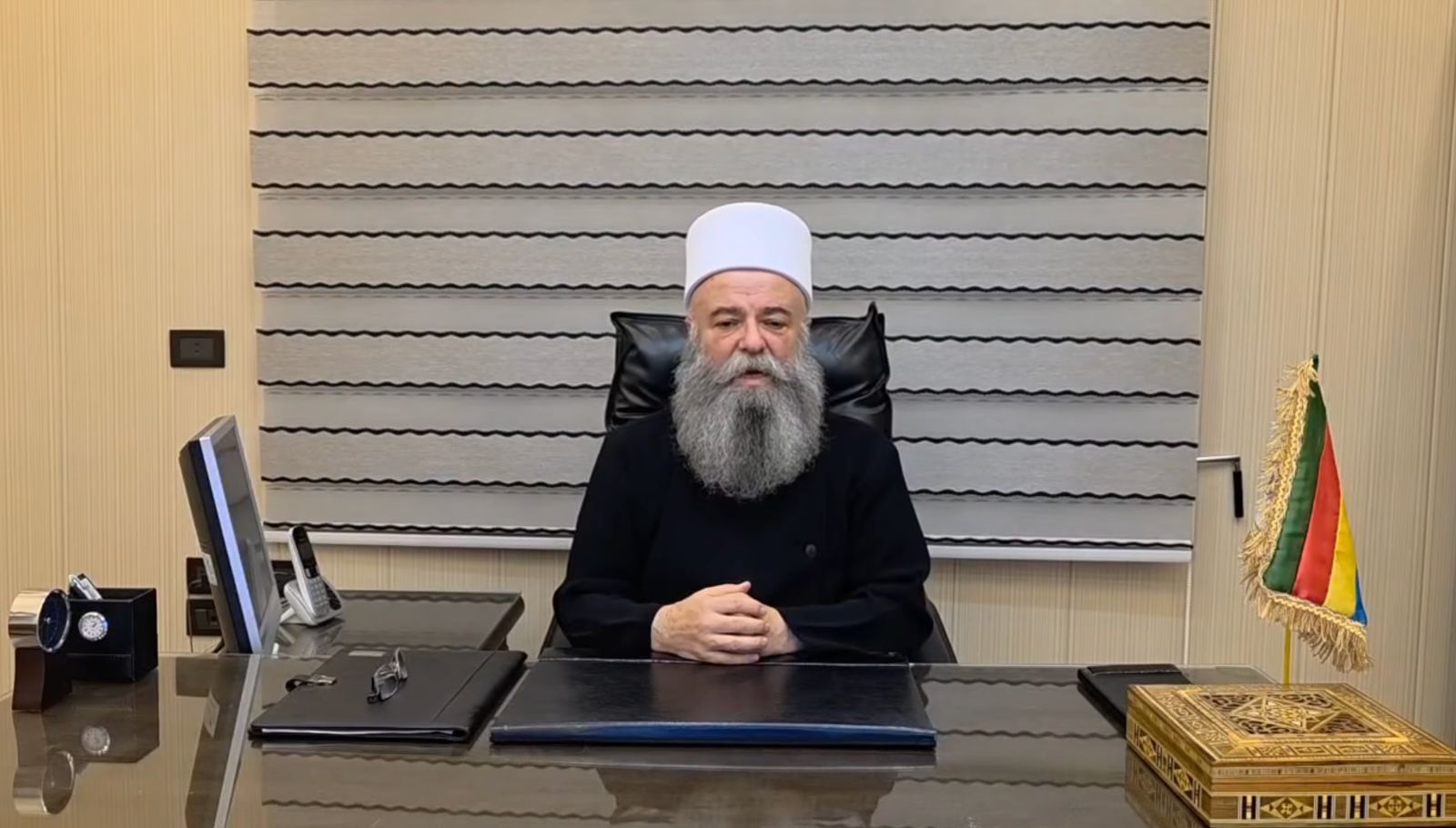 هذا المقطع قديم ولا يمثل بياناً حديثاً للشيخ "يوسف جربوع"