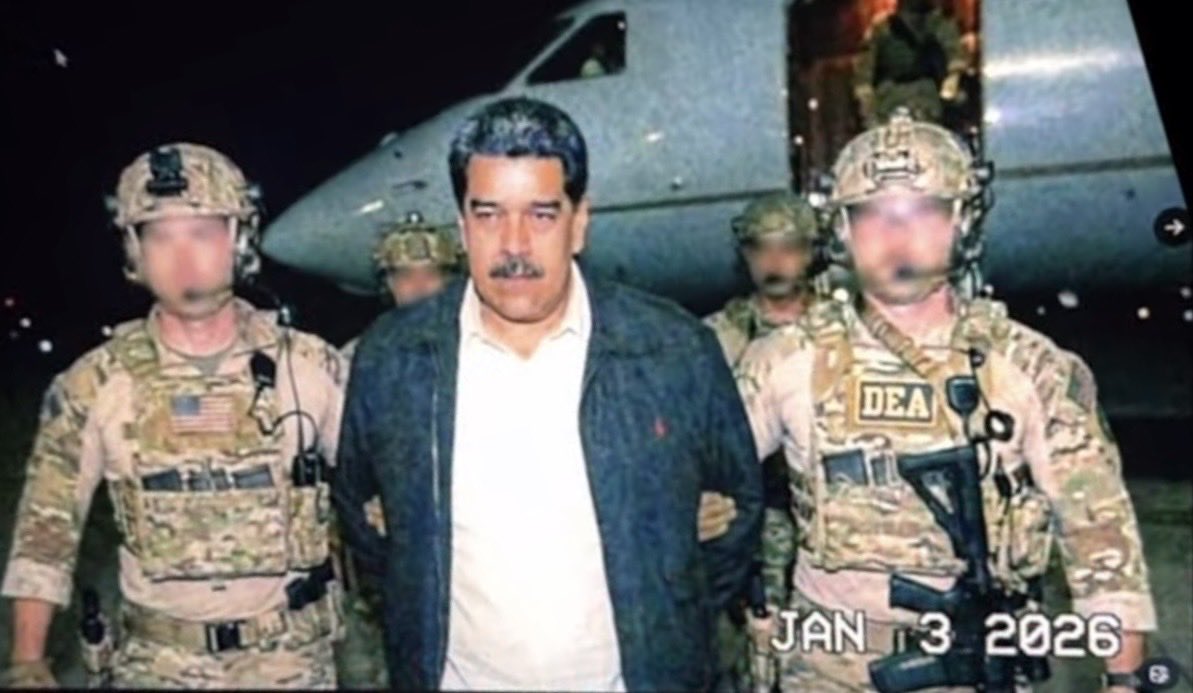 حقيقة صور اعتقال نيكولاس مادورو