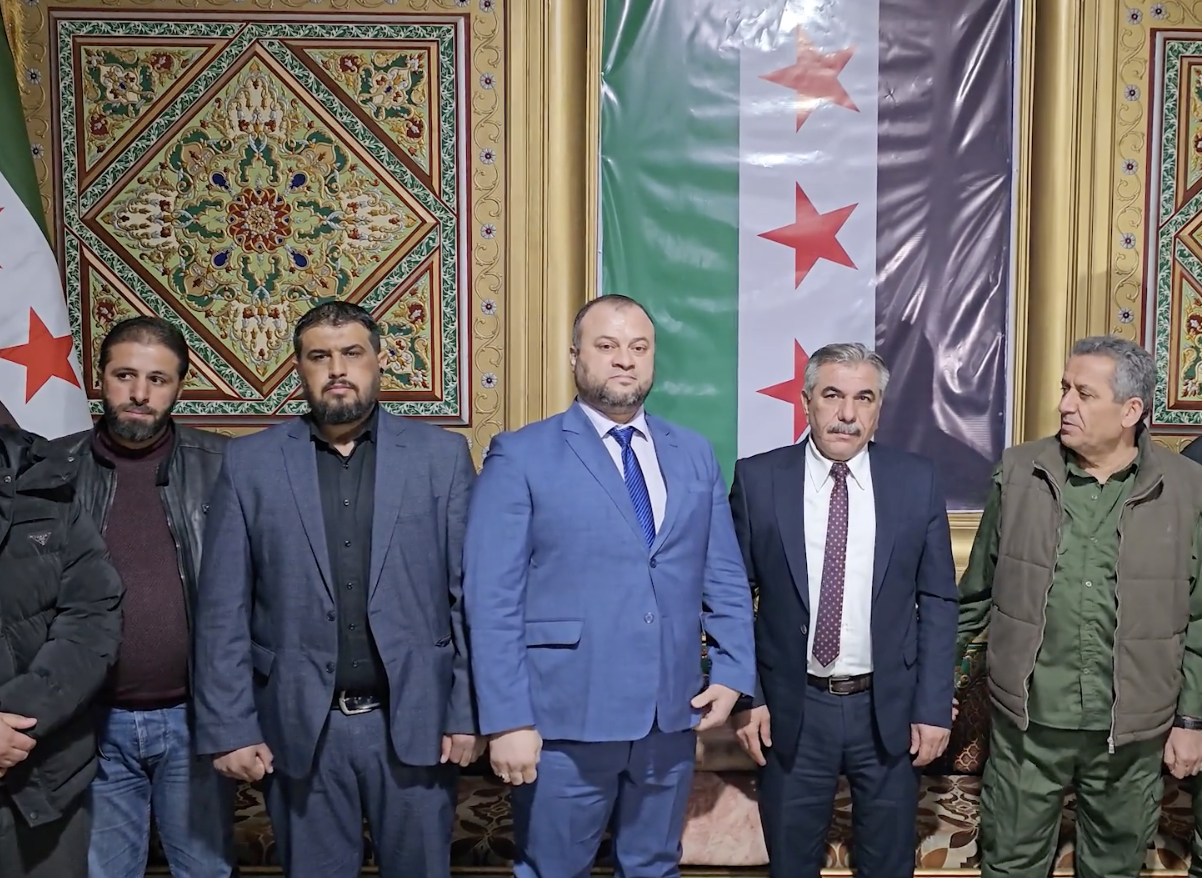 زيارة قائد الأمن الداخلي إلى محافظة الحسكة تحت العلم السوري