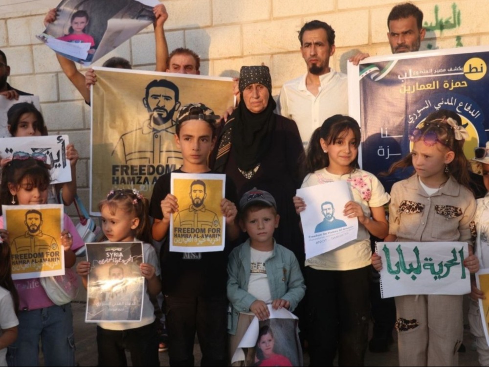 هل شارك حمزة العمارين في هجوم السويداء؟