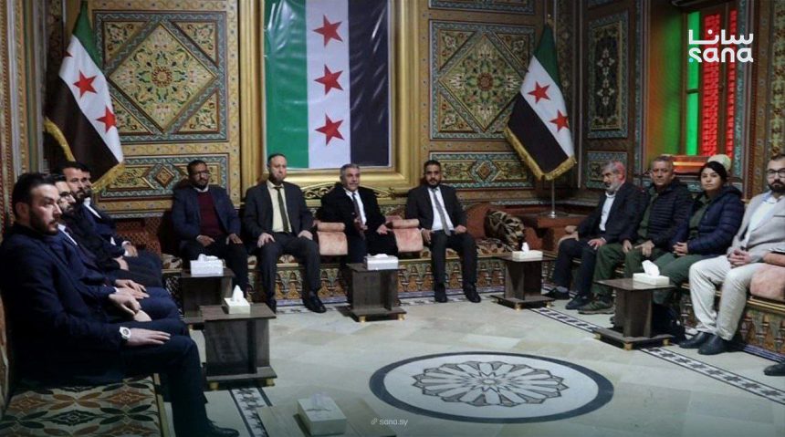 وفد رئاسي يبحث في الحسكة آلية عودة أهالي عفرين