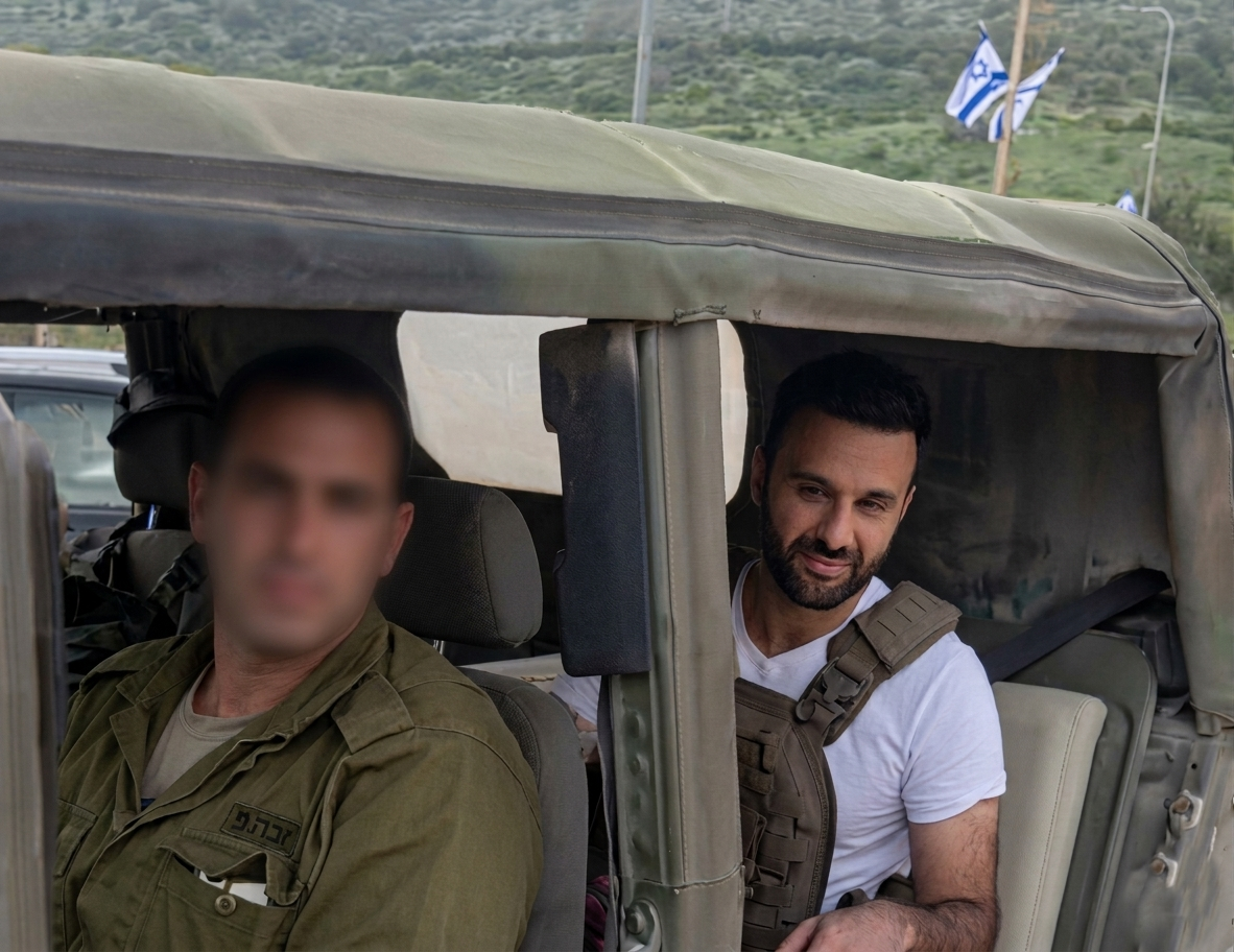 هذا الفيديو ليس لصحفي سوري يرافق الجيش الإسرائيلي جنوب لبنان