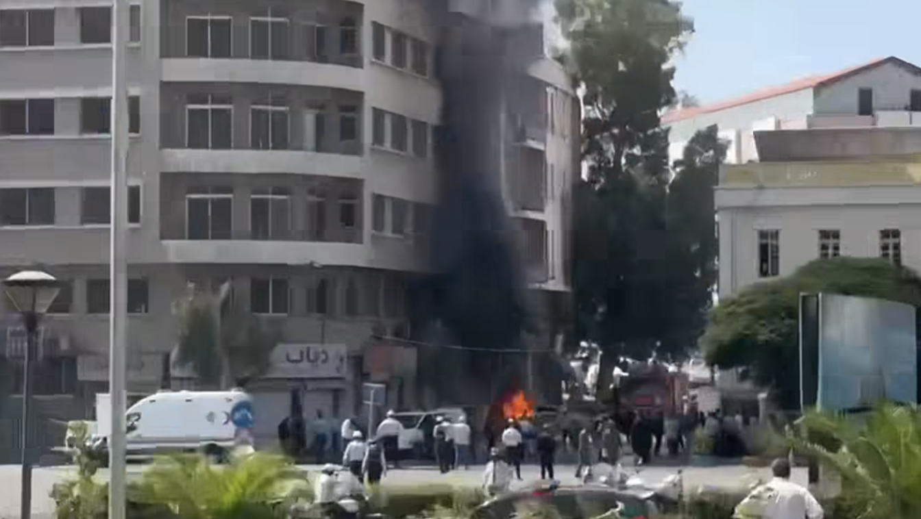 انفجار عبوتين ناسفتين في دمشق تزامناً مع زيارة ماكرون