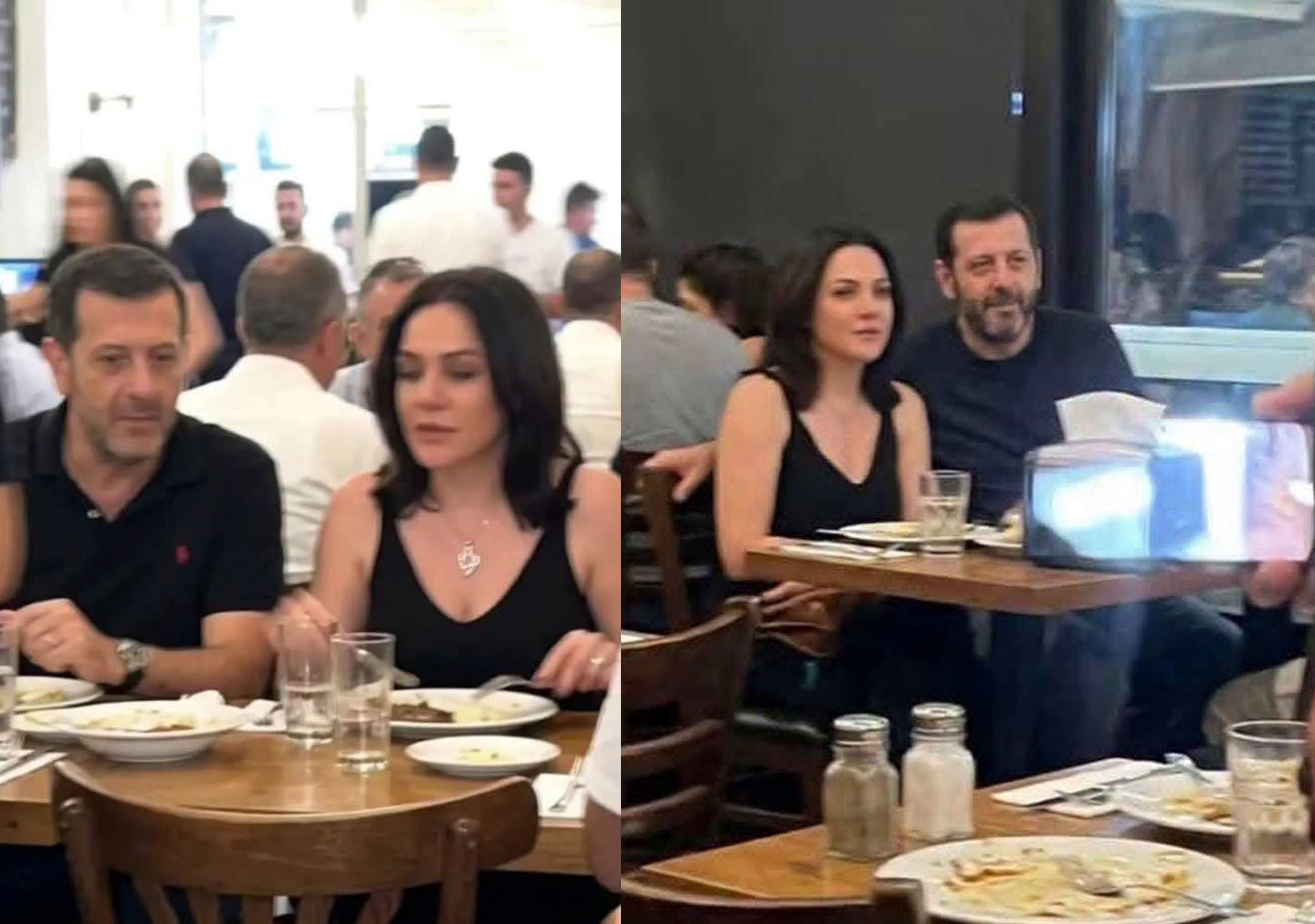 ما حقيقة صور ماهر الأسد برفقة سلاف فواخرجي في أحد مطاعم موسكو؟