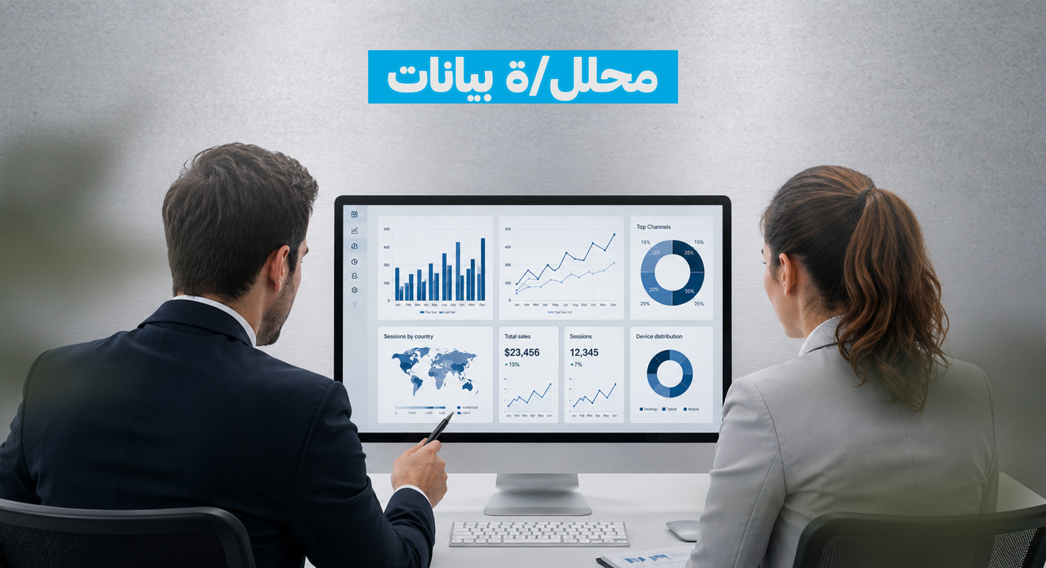 إعلان تعاقد مع محلل/ة بيانات