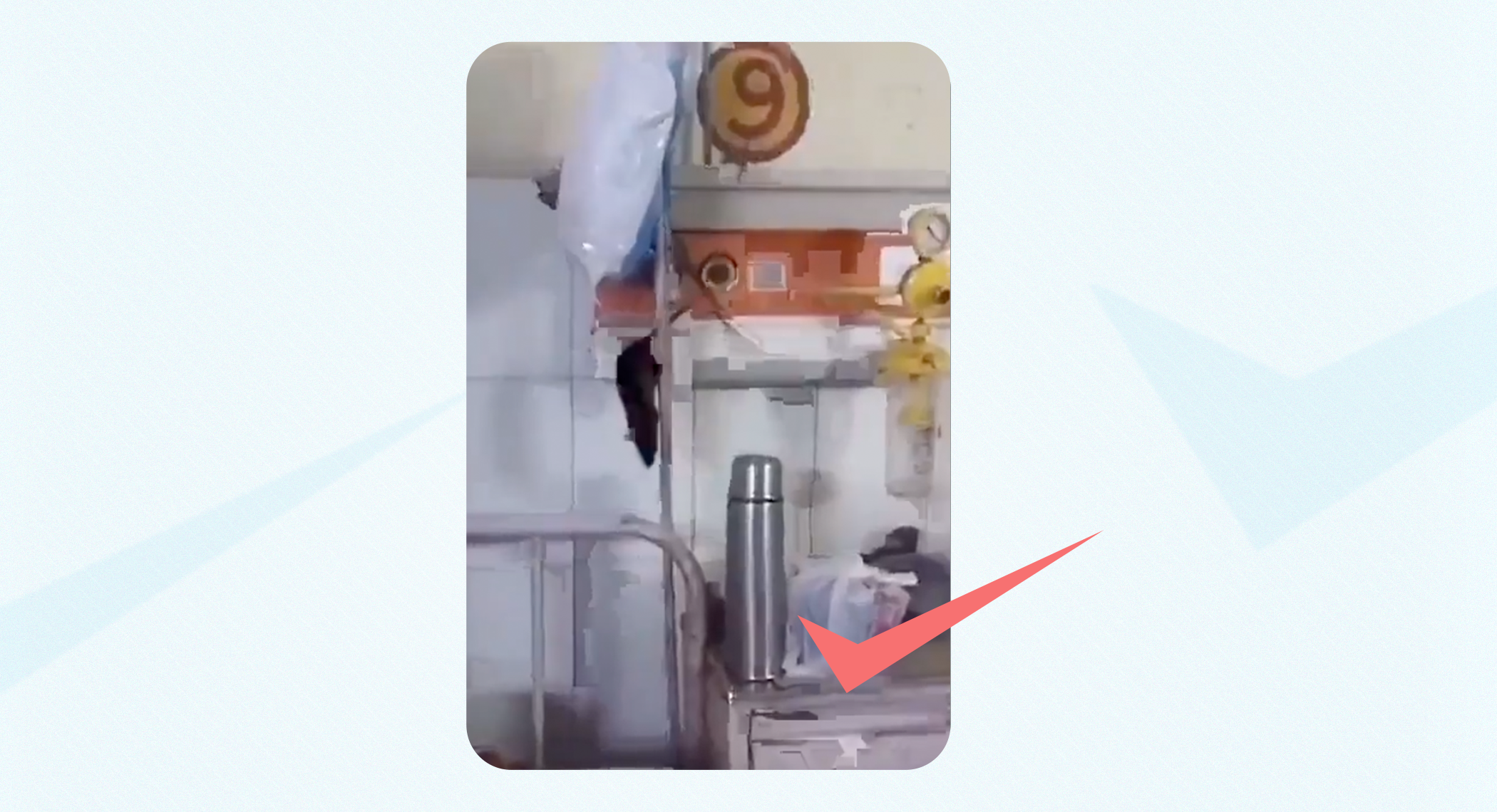 هل يظهر فيديو متداول جرذاناً داخل مشفى حكومي في سوريا؟