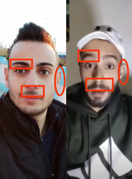 المطابقة البصرية بين صاحب الفيديو والضحية مراد