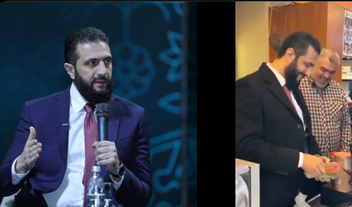 اختلاف لون البدلة الرسمية بين جولة المزة وحفل إطلاق العملة.