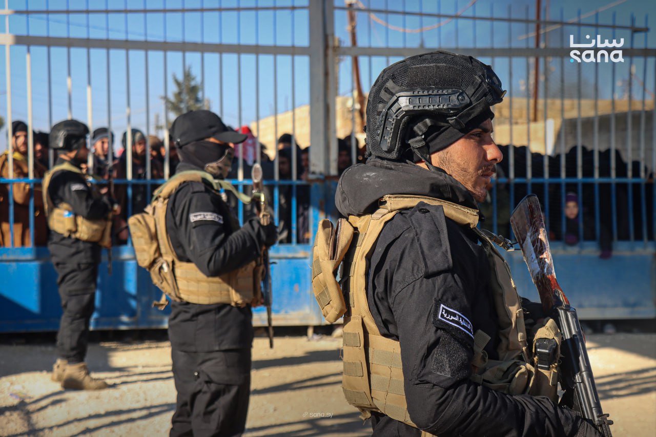 انتشار الأمن الداخلي في مخيم الهول