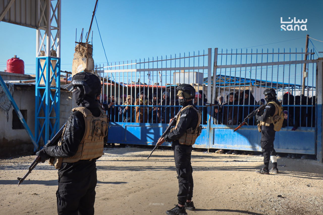 انتشار الأمن الداخلي في مخيم الهول