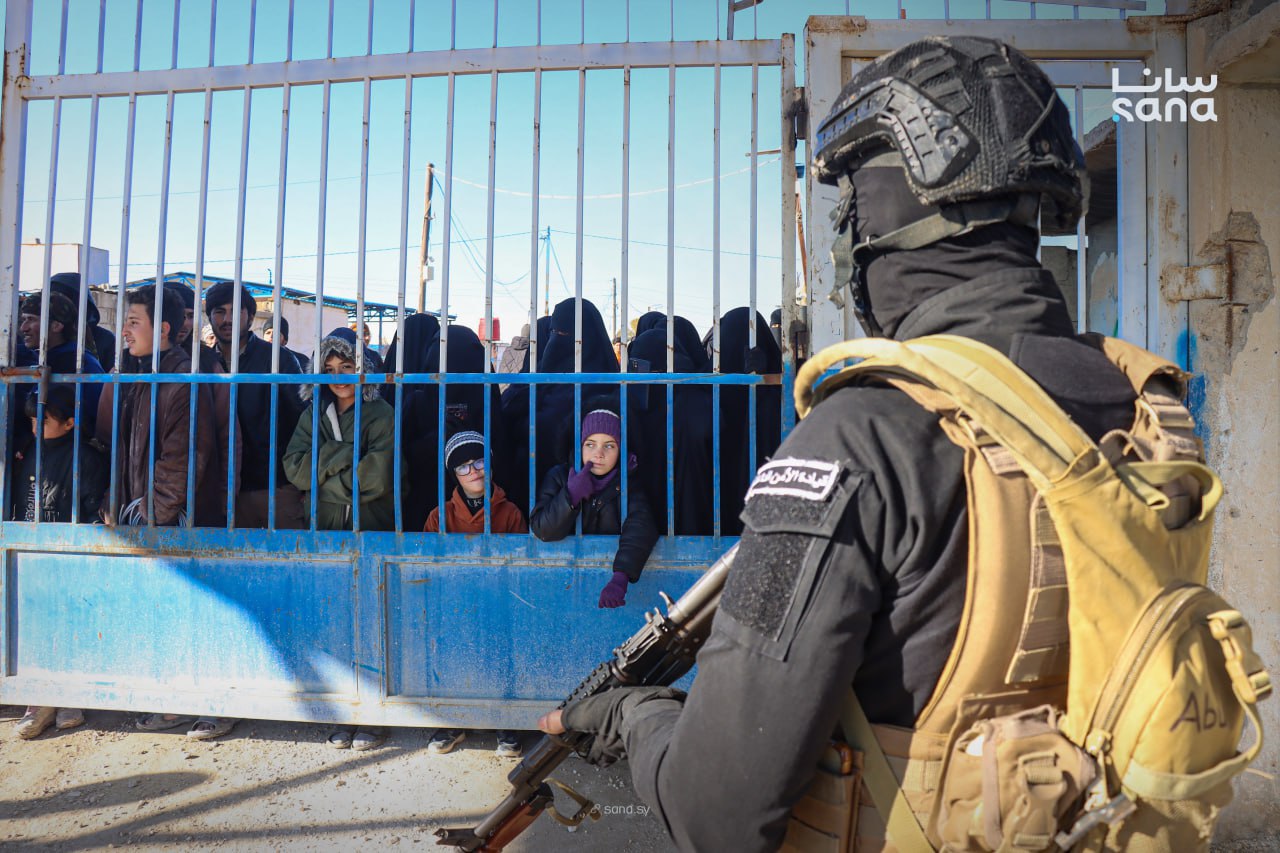 انتشار الأمن الداخلي في مخيم الهول