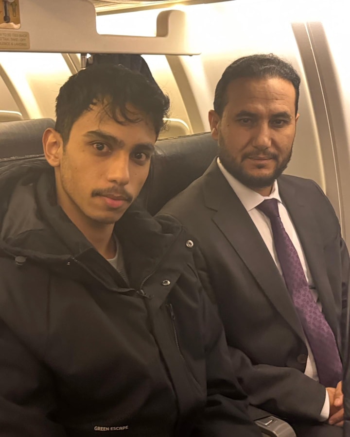 الشاب محمد المفرج عنه