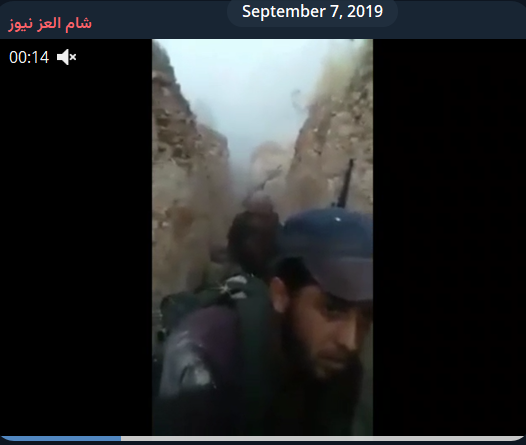 لقطة من الفيديو ويظهر تاريخ نشره في الأعلى