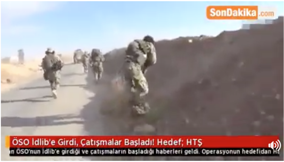 هذا التسجيل ليس لاشتباك "الجيش الحر" مع "هيئة تحرير الشام" بادلب