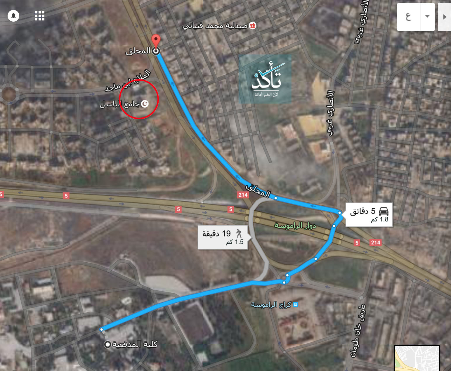 تلفزيون النظام يُضلل متابعيه من منطقة تبعد أكثر من 2 كم عن الكليات العسكرية