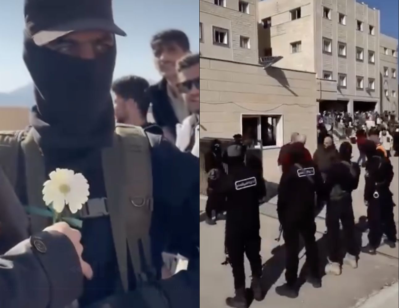 لقطات من تواجد عناصر الإدارة السورية الجديدة.