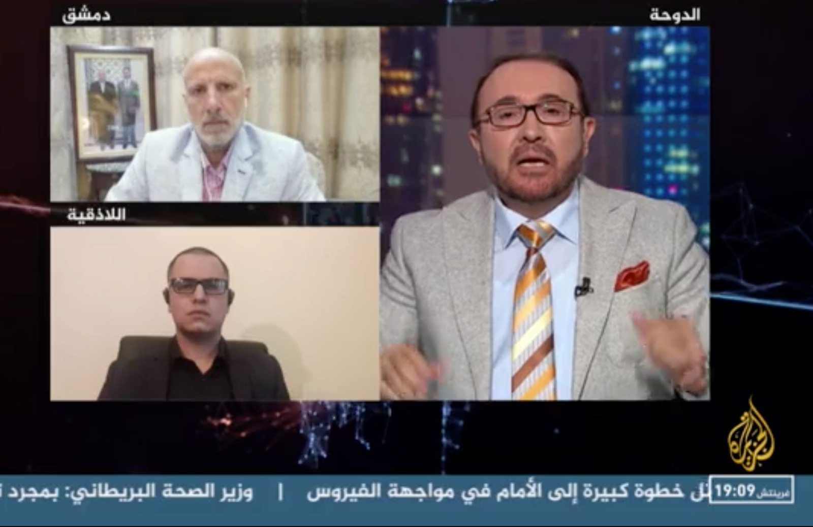 عبد الرحمن الصالح الذي ظهر على (الاتجاه المعاكس) لا يقيم في اللاذقية