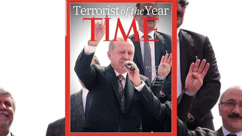 مجلة (تايم) لم تضع صورة أردوغان على غلافها وتصفه بـ "إرهابي العام"