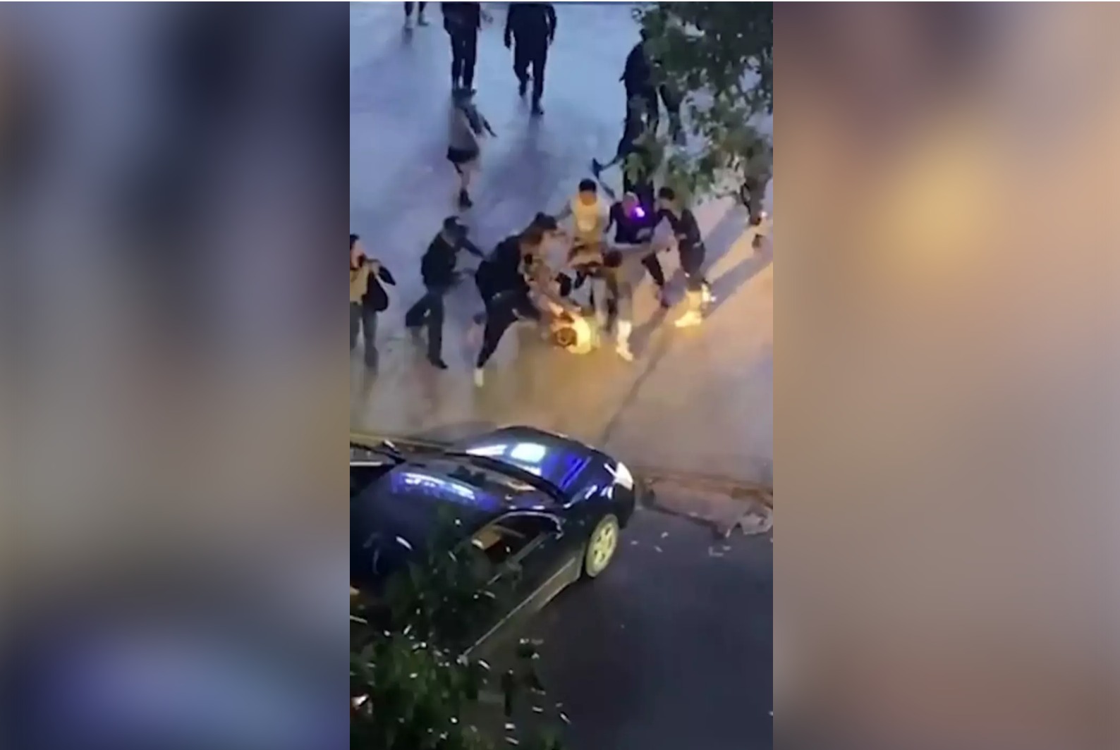 هذا التسجيل لم يصور في لبنان والشاب المعتدى عليه ليس سورياً