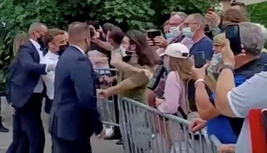 القضاء الفرنسي لم يفرج عن الشاب الذي صفع وجه ماكرون