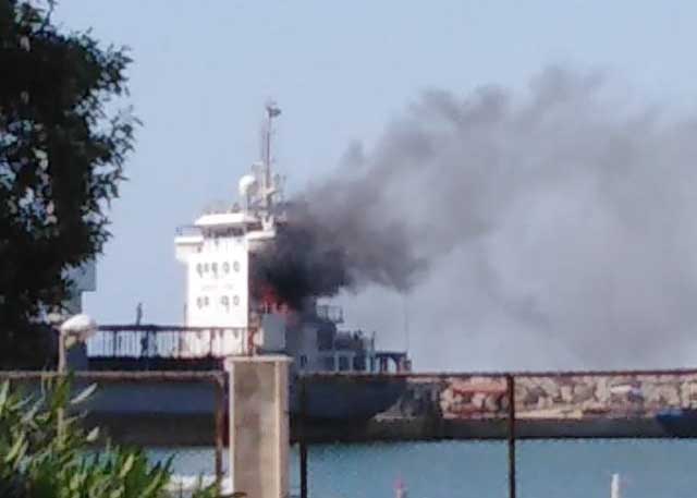 هل احترقت سفينة "فرح ستار" التي ادعى النظام السوري تصنيعها؟
