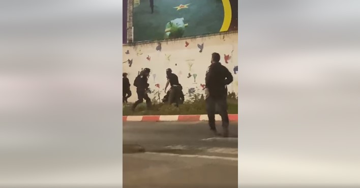 هذا المقطع لا يظهر لحظة إمساك أحد أسرى سجن جلبوع