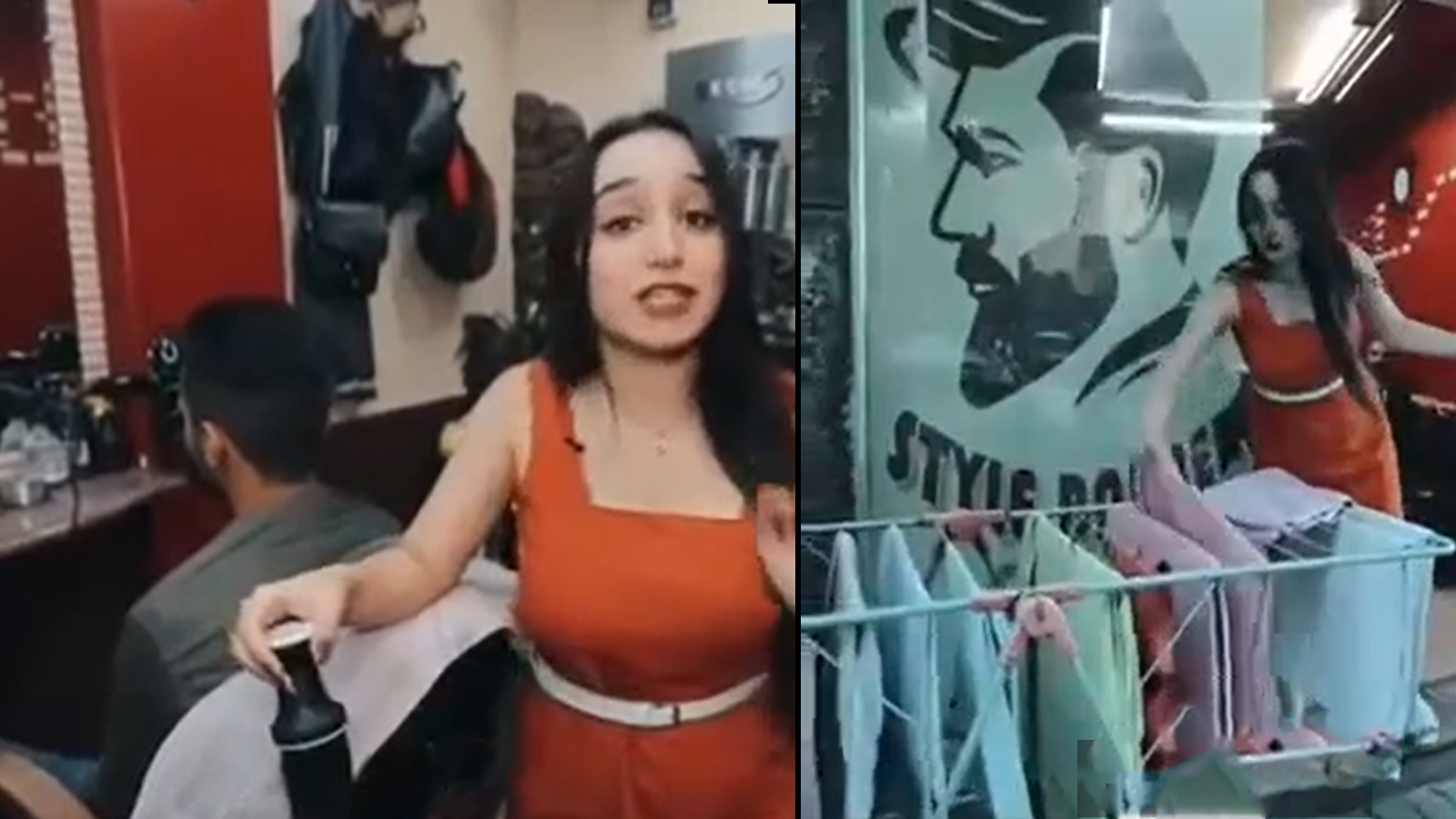 ما حقيقة الفيديو المتداول لأول فتاة تفتتح صالوناً للحلاقة الرجالية بالقامشلي؟