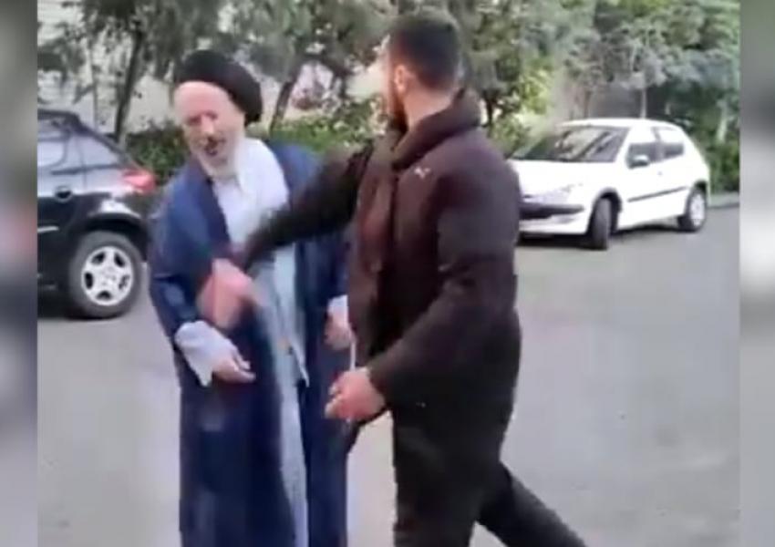 فيديو ضرب شاب لرجل دين معمّم لا علاقة بالاحتجاجات الشعبية الأخيرة في إيران