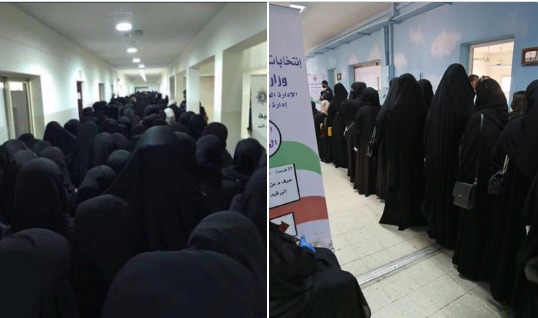 هاتان الصورتان ليستا من الانتخابات البرلمانية الكويتية 2022