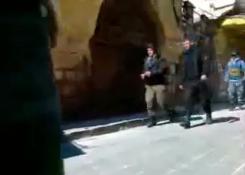 المقطع ليس لانتشار قوات حفظ النظام  في حي الدريبة بجبلة مؤخراَ