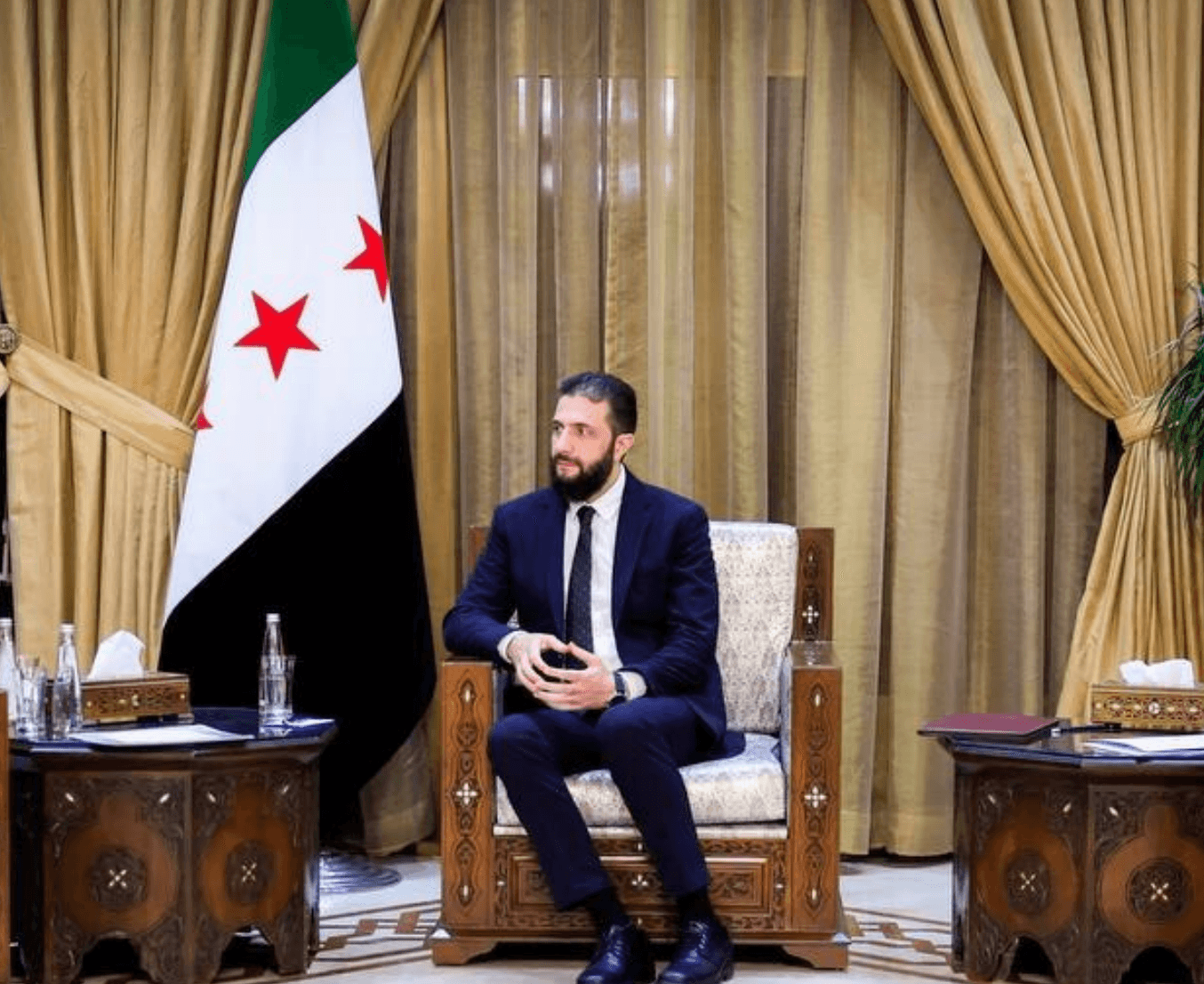 ما حقيقة التصريح المنسوب للرئيس الشرع حول فتح الأجواء السورية أمام إسرائيل؟