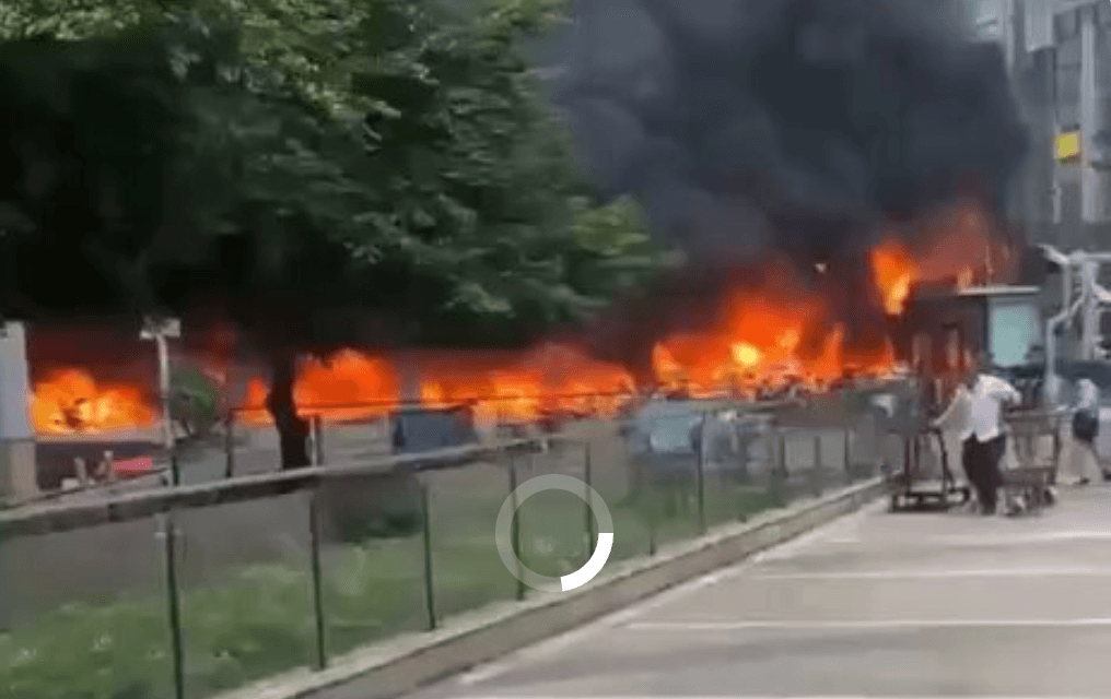 هذا الفيديو ليس لحريق في مقر الموساد إثر الضربات الإيرانية