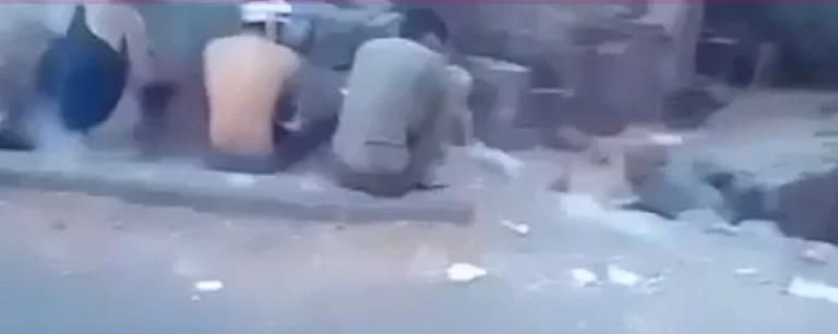 هذا الفيديو ليس لعملية إعدام ميداني ارتكبتها "ميليشيات الهجري"