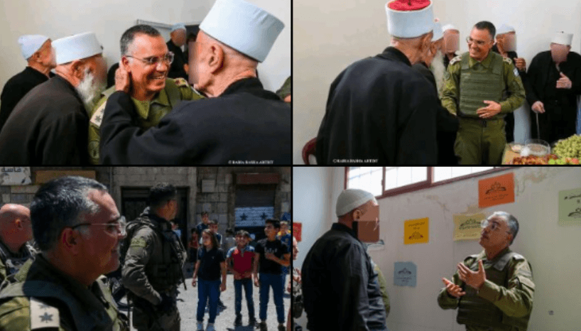 صور أفيخاي أدرعي في ريف دمشق لا تثبت دخوله مدينة قطنا